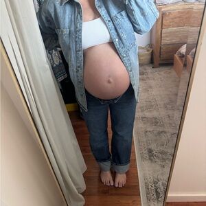 H&M Mama - Before & After Stretch Waist Low Rise Jeans / Size Small